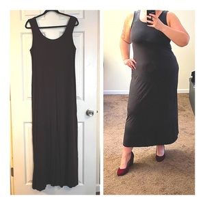Merona Slate Gray Sleeveless Maxi Dress